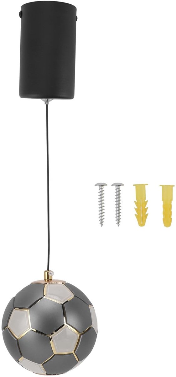 Allecto - Hanglamp Voetbal - LED Verlichting - Warm Licht - Plafondlamp - Duurzaam - Geschikt voor Slaapkamer en Woonkamer