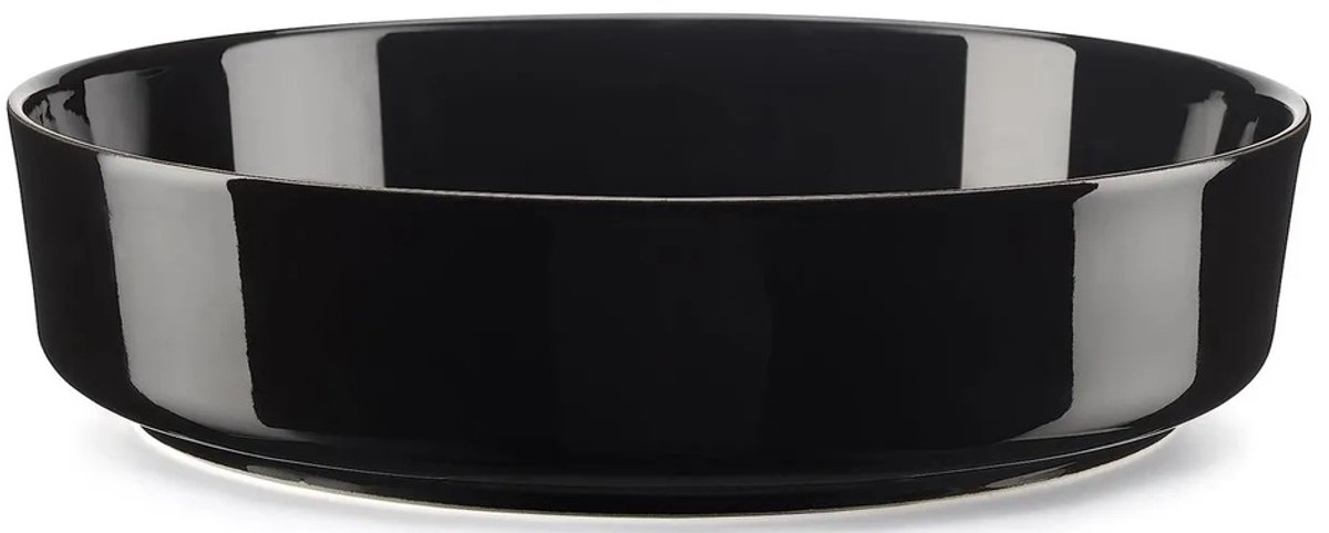 Berndorf Saladeschaal Zwart Porselein 26 cm - Serveerschaal voor Salades, Pasta en Fruit