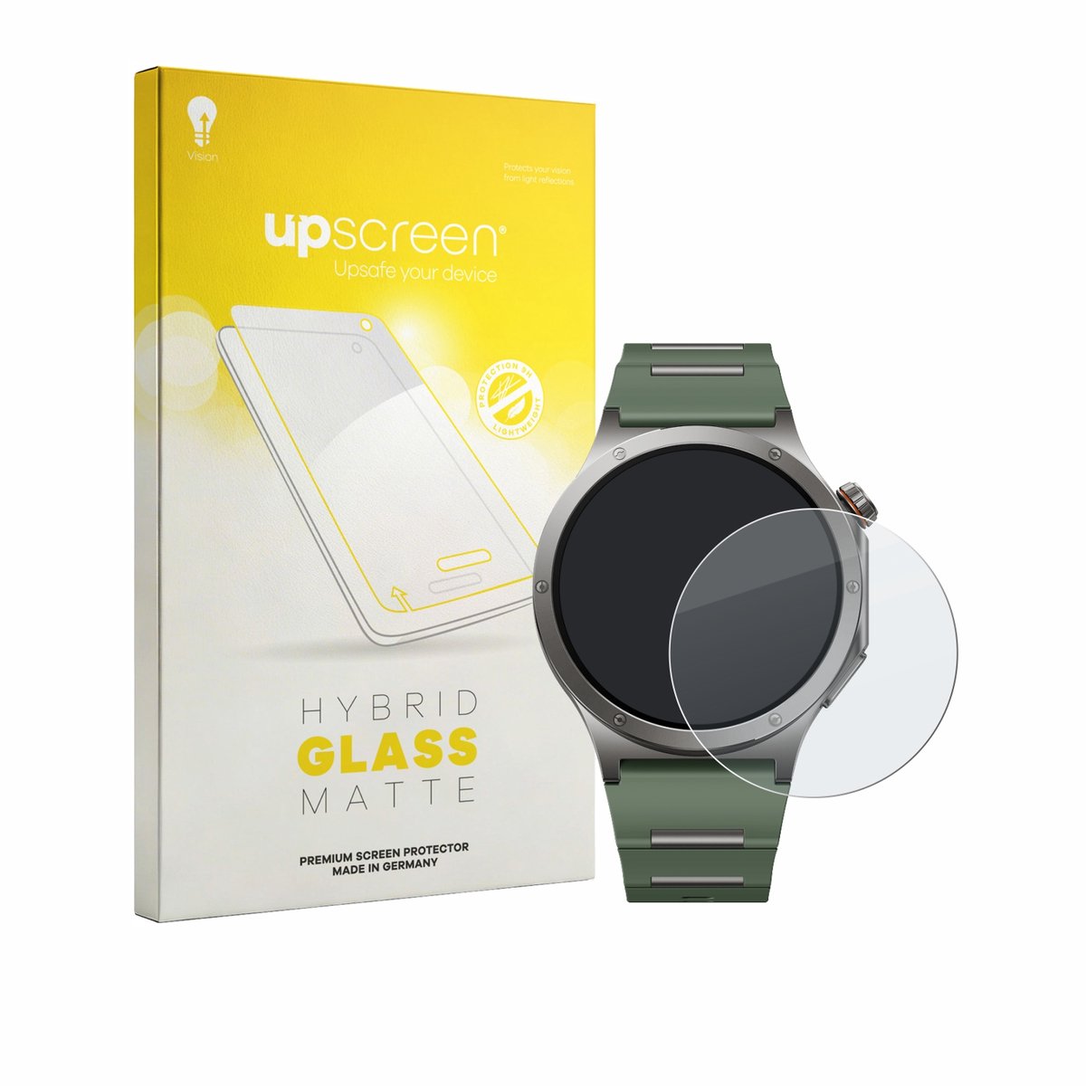 upscreen - Screenprotector voor OnePlus Watch 4 - Folie Beschermfolie Beschermglas matte