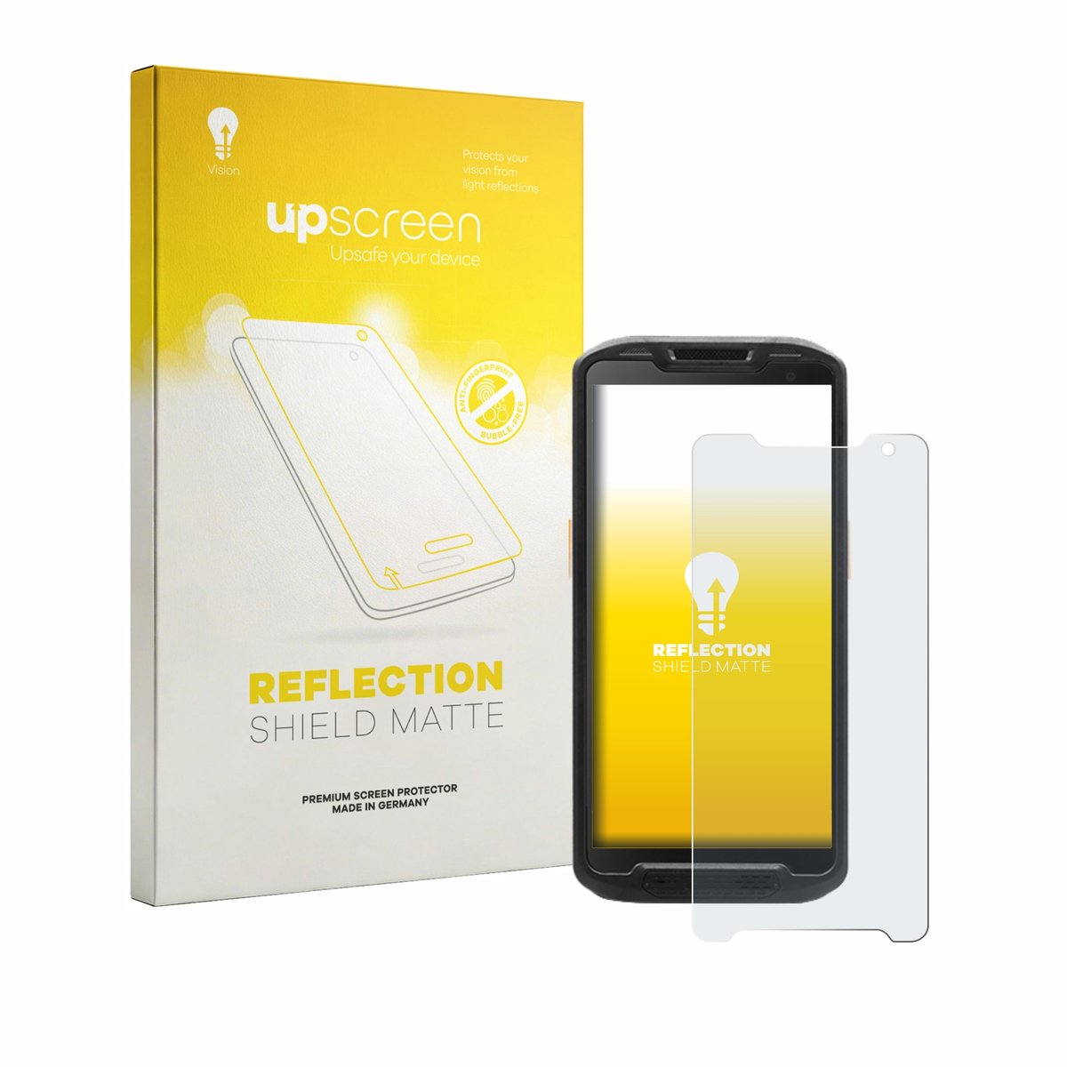 upscreen - Screenprotector voor Point Mobile PM84P - Folie Beschermfolie anti glare matte