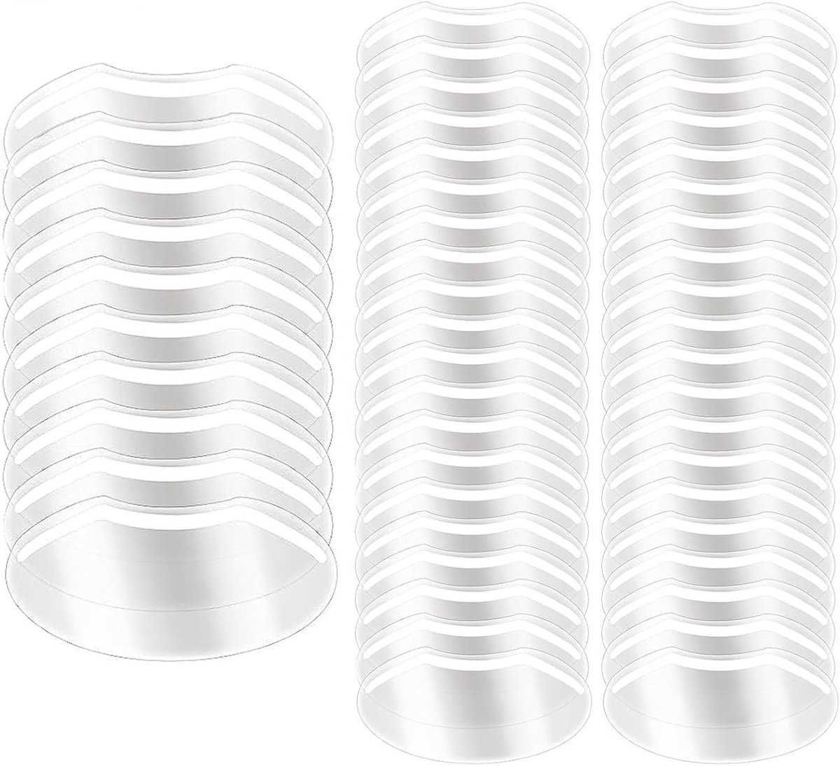 50 Transparante Gezichtsschermen van Plastic voor Kappers en Schoonheidssalons - Oogbescherming, Haarstyling en Makeup Bescherming
