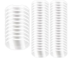 50 Transparante Gezichtsschermen van Plastic voor Kappers en Schoonheidssalons - Oogbescherming, Haarstyling en Makeup Bescherming
