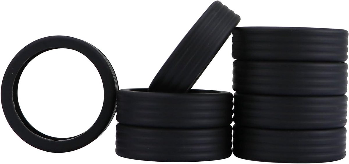 Set van 8 Wielen Covers voor Reiskoffers - Bescherming voor Spinner Wielen, Duurzaam en Waterdicht, Ideaal voor Vliegtuigreizen