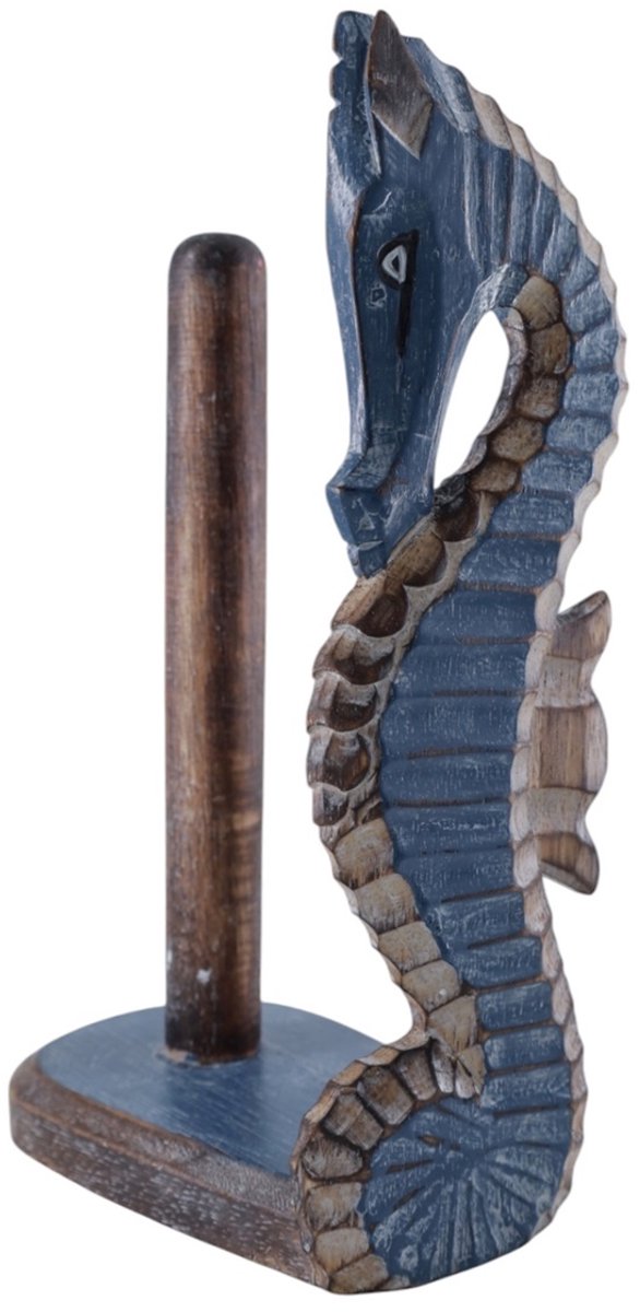 Keukenrolhouder Ava zeepaard donkerblauw
