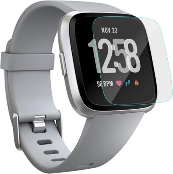 0.3 mm Tempered Glass Screen protector – Scherm beschermer – Extra sterk 9H - Geschikt voor Fitbit Versa