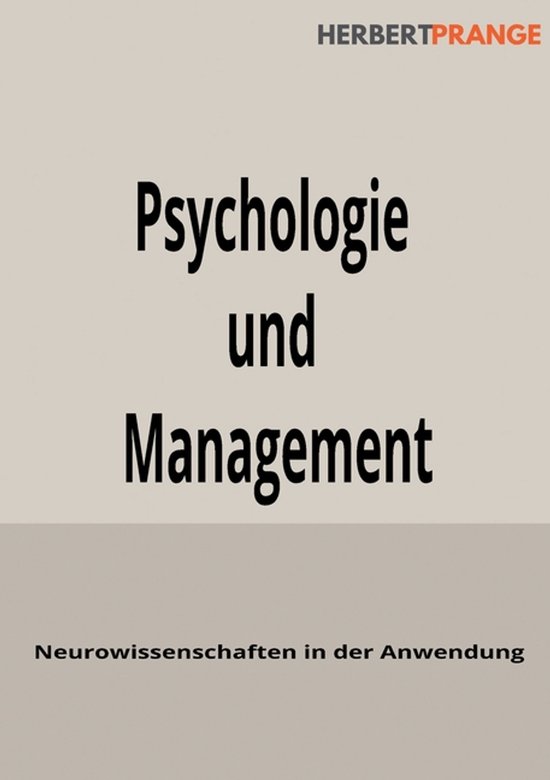Psychologie und Management - cover