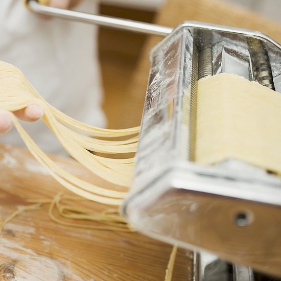 Handmatige pastamachine roestvrij staal, 9 standen, voor verse pasta, ideaal voor gezinskeukens van Merkloos — afbeelding 4