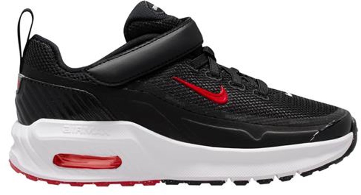Nike Air Max Bia Sneakers - BLACK-UNIVERSITY-RED-WHITE - Maat 28 - Kleuter