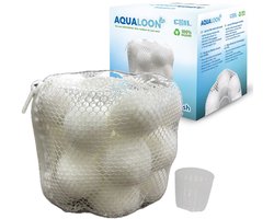 COIL Aqualoon Filterballen Wit – Filter Type VI / S1 Vervanger – Spa Filter – Wasbaar & Herbruikbaar – Inclusief Filterzak