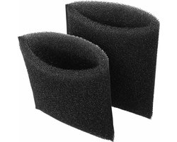 2x Dparts zwarte schuimfilter geschikt voor Karcher WD2 en WD3 stofzuiger series - grofvuilfilter voor natte toepassingen - motorfilter nat - filter nr. 5.731-595.0