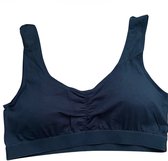Soutien-gorge Comfort - Soutien-gorge - LDM066 Sans couture avec fermeture L/XL (40-42) noir