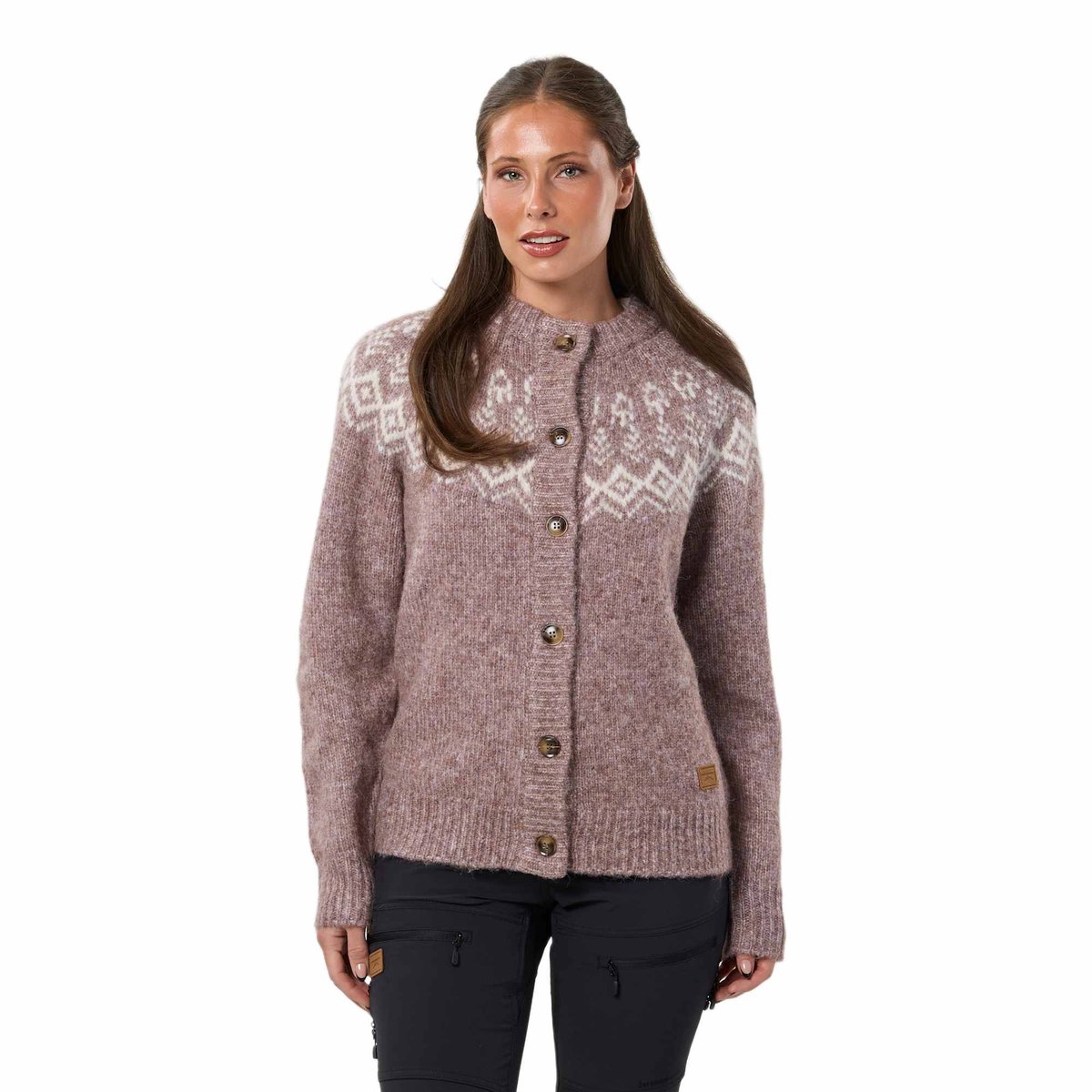 Swedemount Lofoten wollen gebreide cardigan voor dames – Maat 36