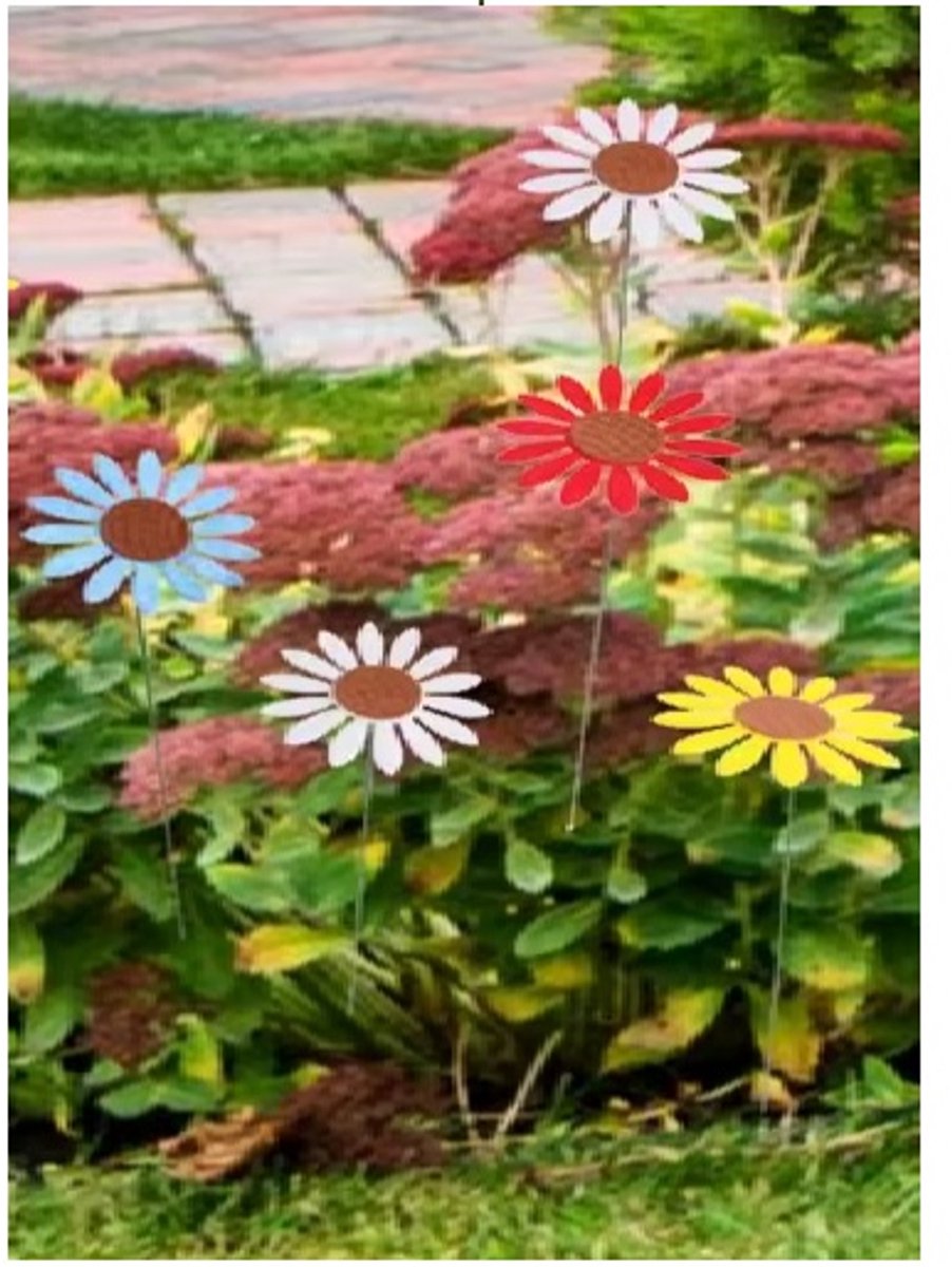 Bloem decoratie 5 stuks