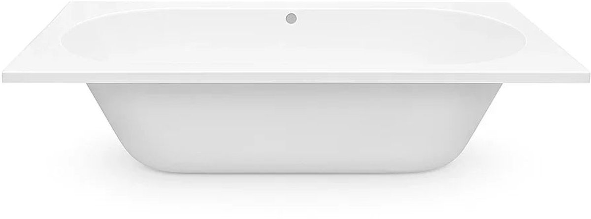DutchLine - Drop RD - Inbouw Bad - Glans Wit - 1800x800x450