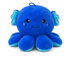 Topknuffels® Octopus Axolotl Blauw Kawaii Pluche Knuffel 22 cm - Speelgoed Knuffels voor Kinderen Jongens Meisjes - Kawaii Kussen - Knuffeldier Schattig - Kuiken