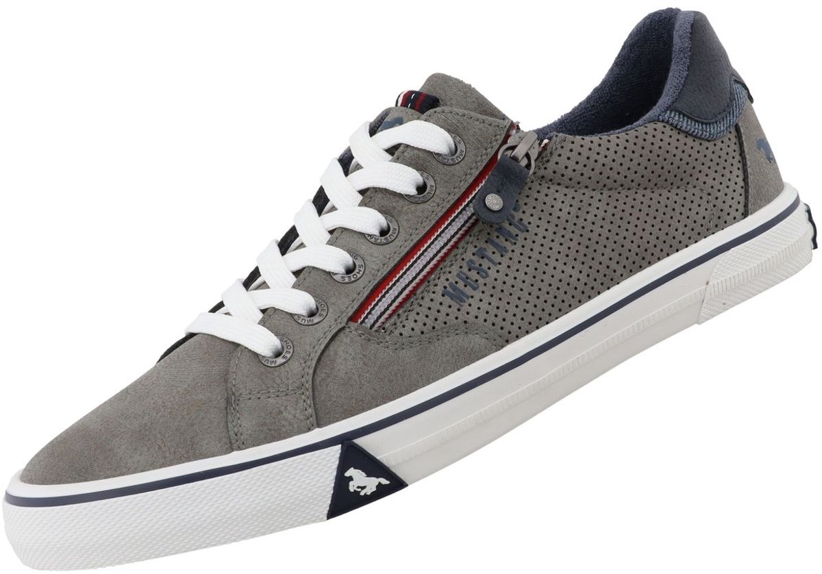 Mustang herensneaker grijs