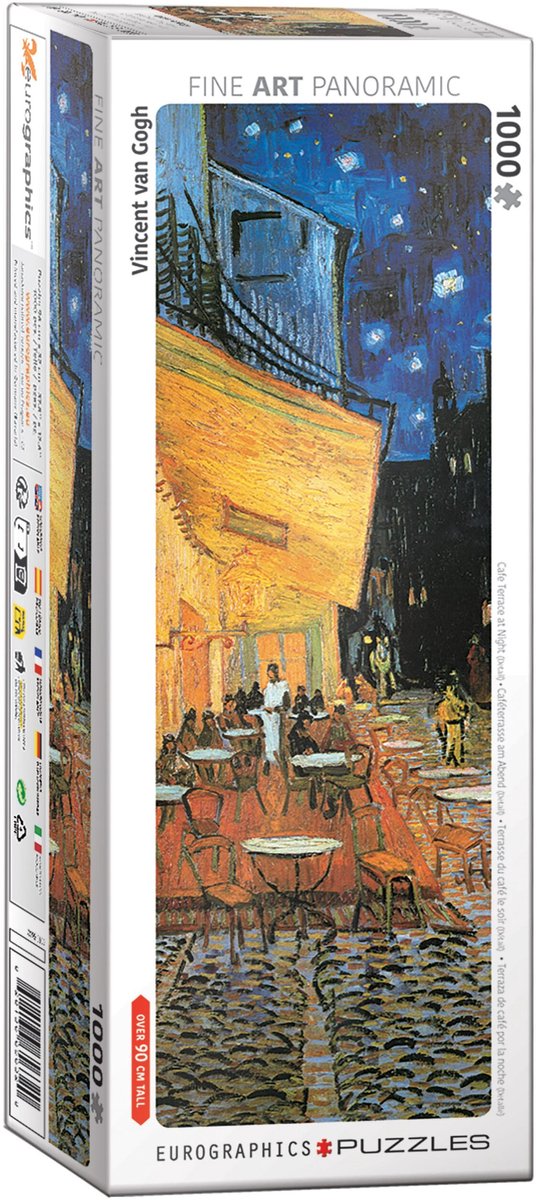 Eurographics puzzel Café at Night Vincent Van Gogh 1000 stukjes kunst.