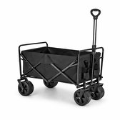 Live4gadgets Folding Hand Truck Made of Robust Aluminium with Wheels 80