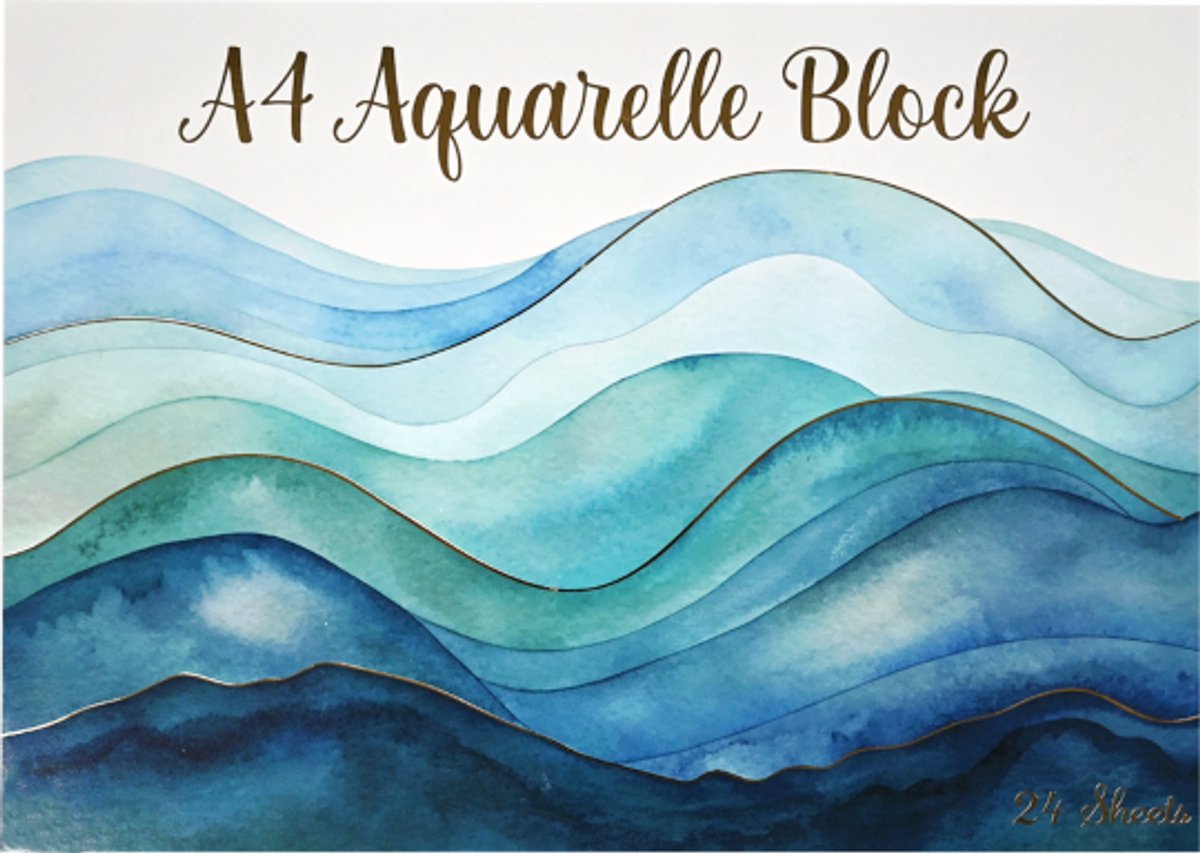 Twisk aquarelle blok A4 tekenpapier FSC papier 24 vel.