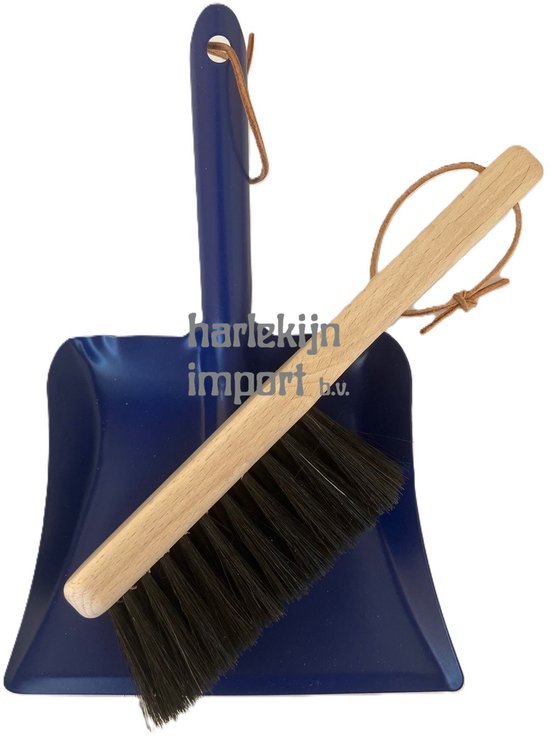 Harlekijn speelgoed blik en kinderhandborstel blauw 3+ schoonmaakset. — afbeelding 3