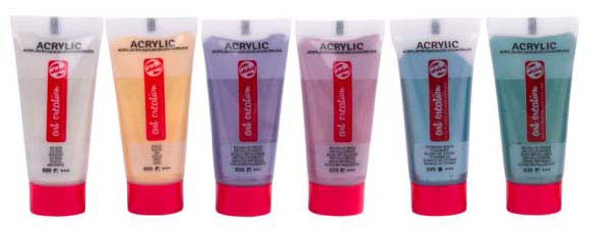 Talens Art Creation Acrylverf set Metallic | 6 x 12 ml — afbeelding 4