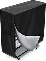 Vouwdekbed, opbergtas, 114 x 99 x 38 cm, opbergtas voor logeerbedden