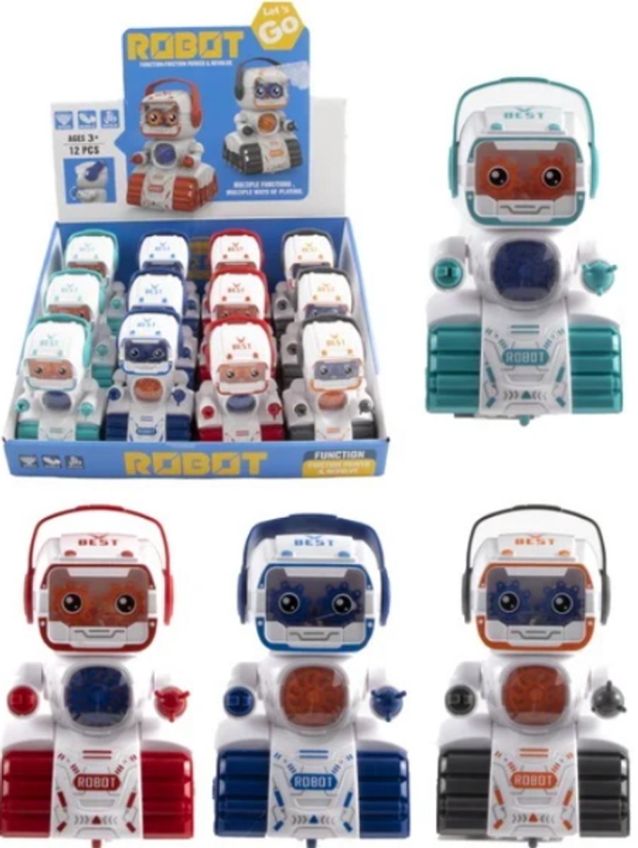 12 robot 10 cm. frictie