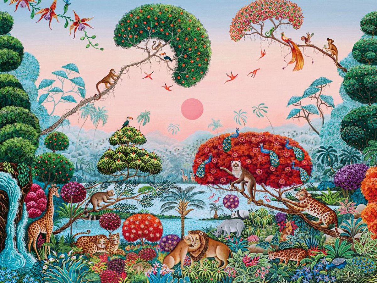 Heye puzzel Jungle Paradise 1500 stukjes - legpuzzel exotisch.
