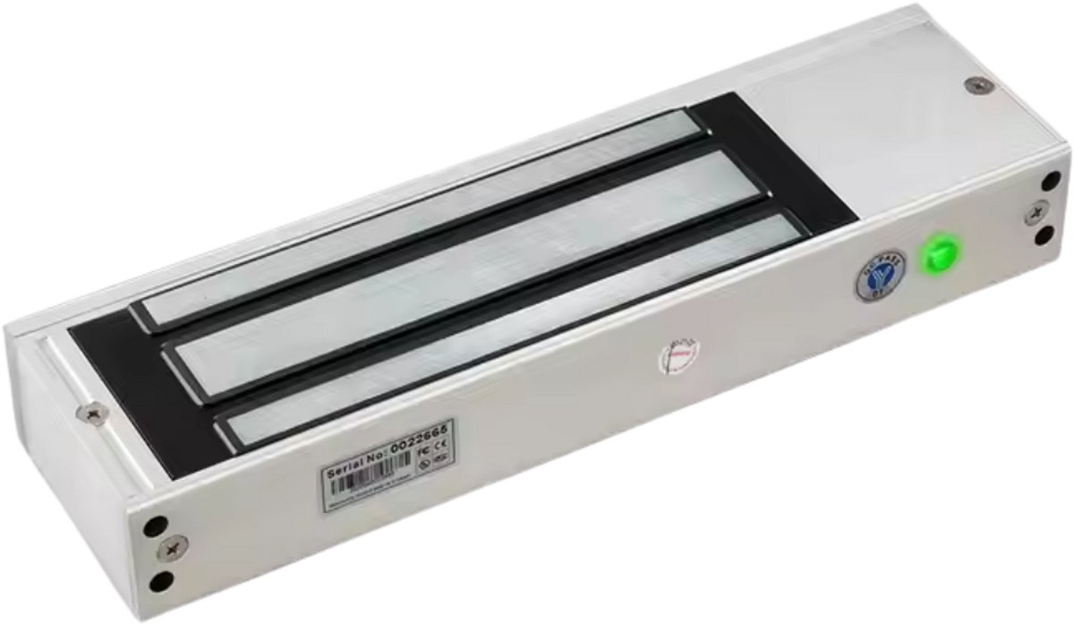 YLI YM-750(LED) elektromagnetisch slot opbouw kleefmagneet 750KG 12/24VDC fail safe