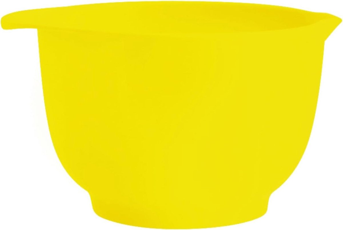 Mengkom Melamine - Saladekom - Bakken en Keuken - Vaatwasserbestendig - 21 cm - Geel
