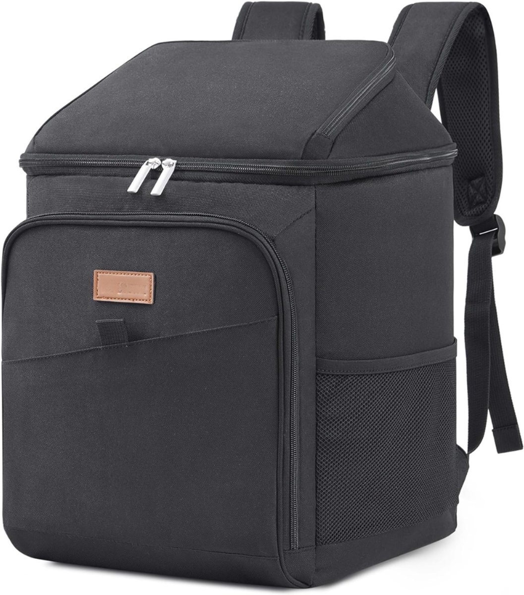 Picknicktas - Picknickmand - Lunchtas - Lunch Bag - Koeltas - Koelrugtas - Koelrugzak - Cooler Bag - Thermotas - Stof - 26L - Zwart - van Imperatoris