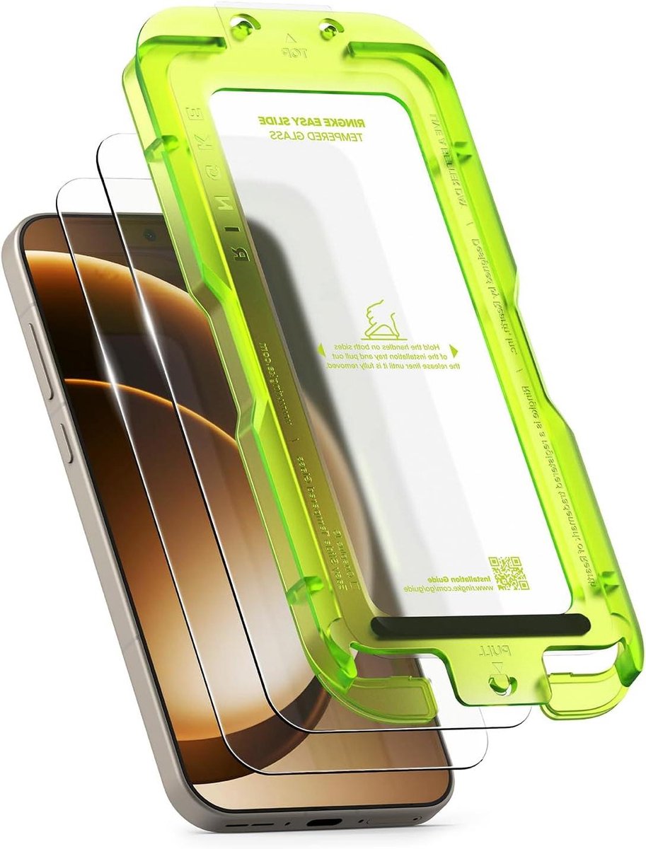 Screen Protector - Display Bescherming - Telefoon Beschermen - Inclusief Installatie Tool - 2 Pack - Clear