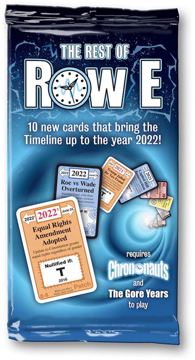 Chrononauts: The Rest of Row E Expansion - Kaartspel uitbreiding - Engels