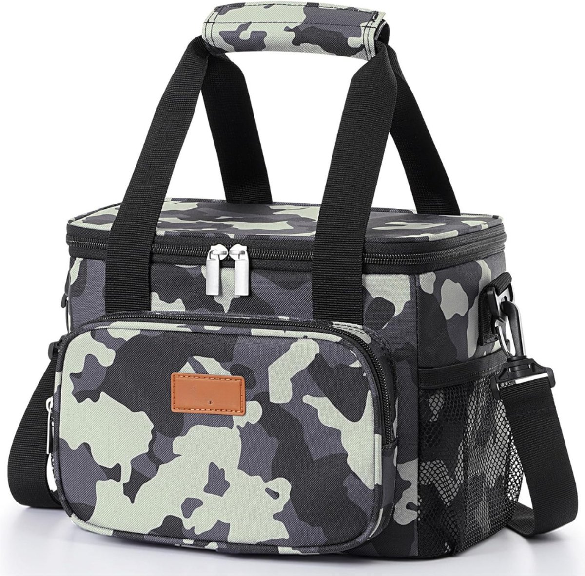Picknicktas - Picknickmand - Lunchtas - Lunch Bag - Koeltas - Koelrugtas - Koelrugzak - Cooler Bag - Thermotas - 8.5L - Camouflage - van Imperatoris
