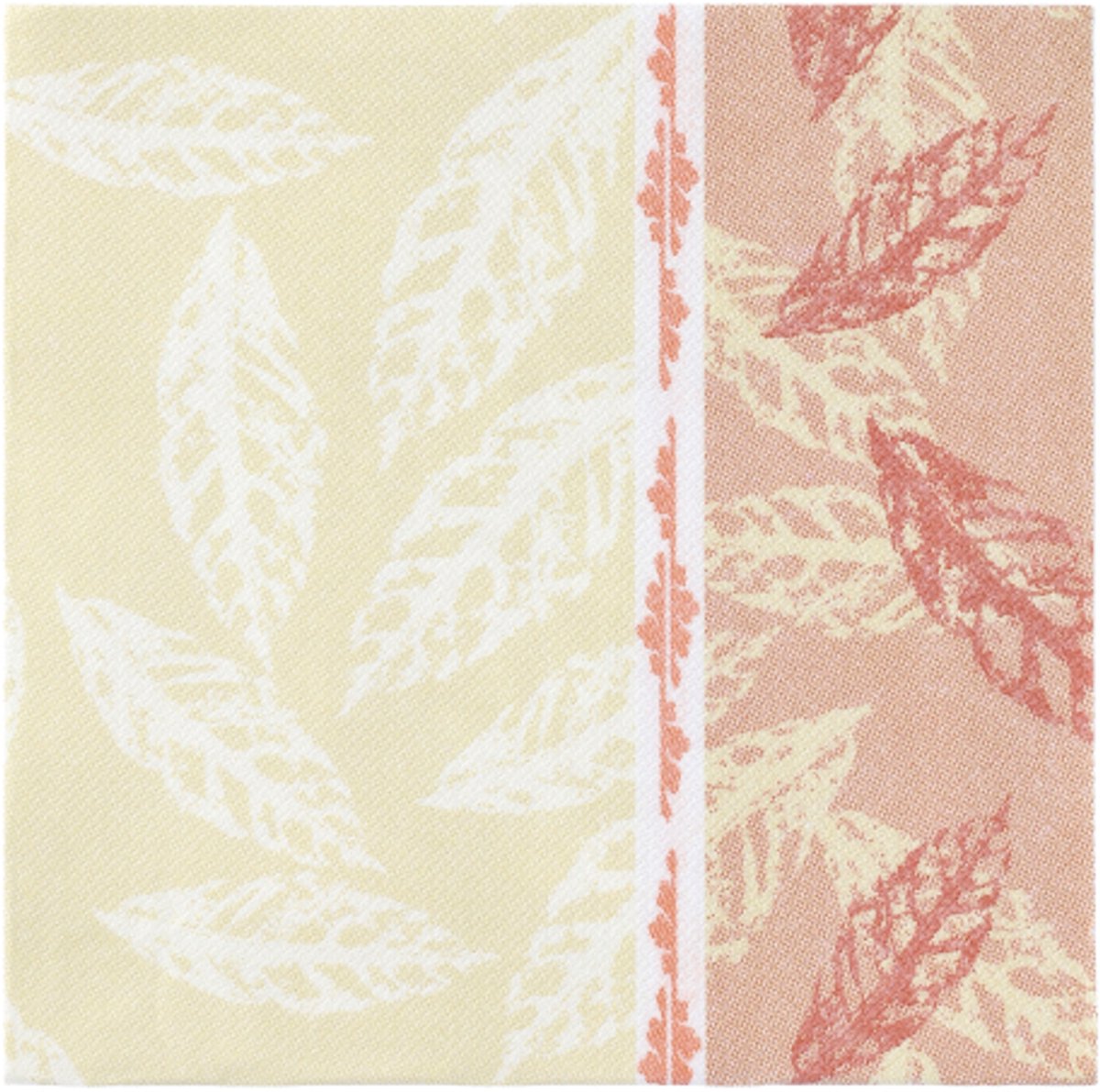 5x 50 Servetten ROYAL Collection 1/4 vouw 40 cm x 40 cm rood Autumn