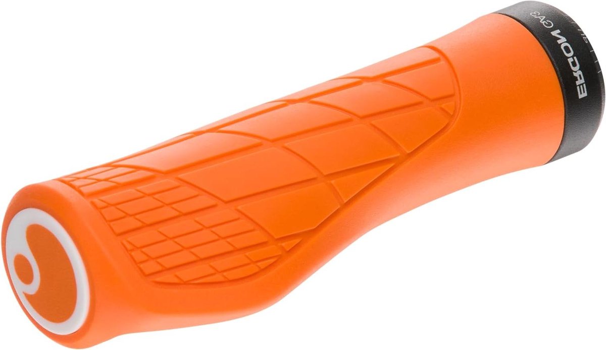 Fiets Handgrepen - Grote Handgrepen - Sportief Fietsen - Superzachte Rubber Mix - Diameter 30 mm - Oranje