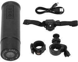 Fietsmotorhelmcamera - Dash Cam Actiecamera - Fietsen Motorrijden - 1080p Dual HD - 120 Grad Groothoek