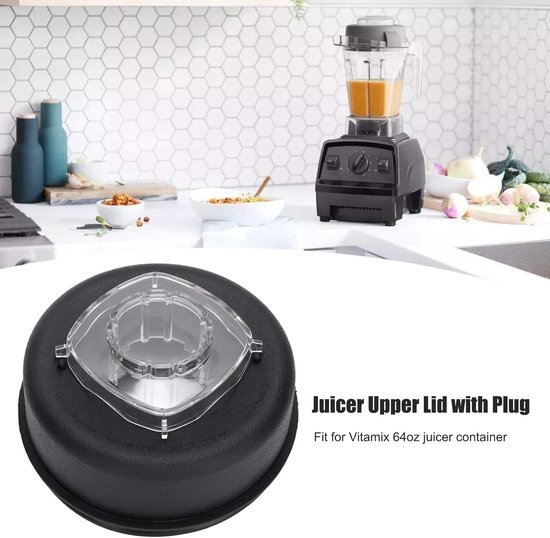 SPHProducts - Deksel en Plug - Blenderdeksel - Vaatwasserbestendig - Rood - Accessoires voor Sapcentrifuge - Geschikt voor 64 Oz - Kleur: Rood van Sphproducts — afbeelding 3