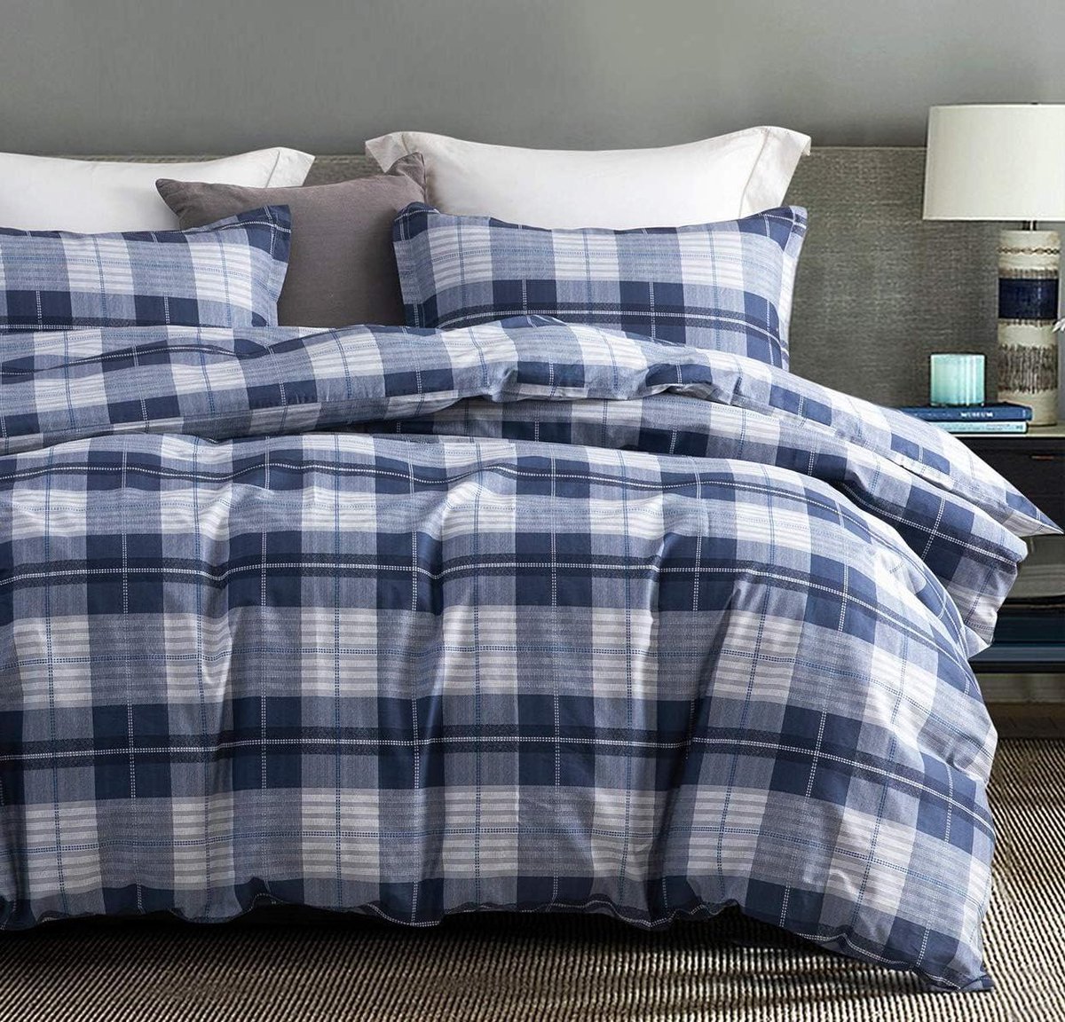 Dekbed Set - Beddengoed set - Slaapkamer decoratie - Zachte katoen 600 draad - Tweepersoon