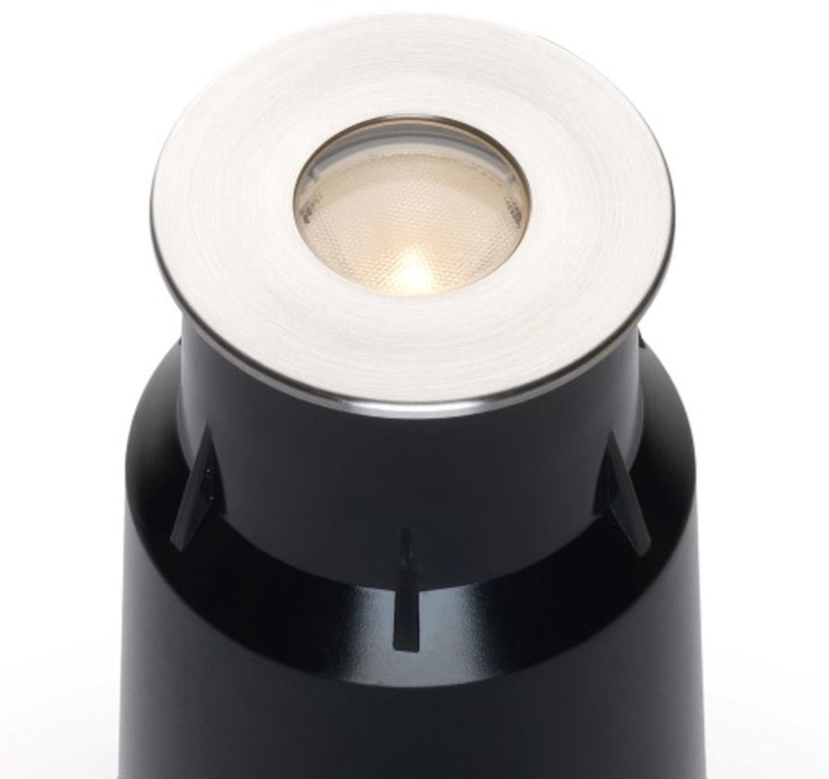 Grondspot tuinverlichting set – 3x Almada LED – warm wit 2700K – incl. kabel & 2x transformator – 24V plug & play (L2648)