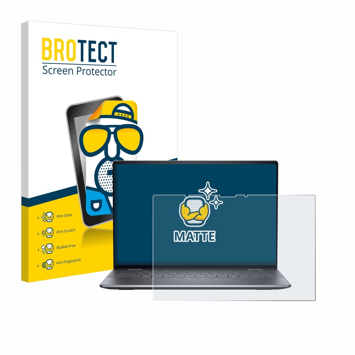 BROTECT - Screenprotector voor Dell Latitude 9450 2-in-1 - Folie Beschermfolie matte