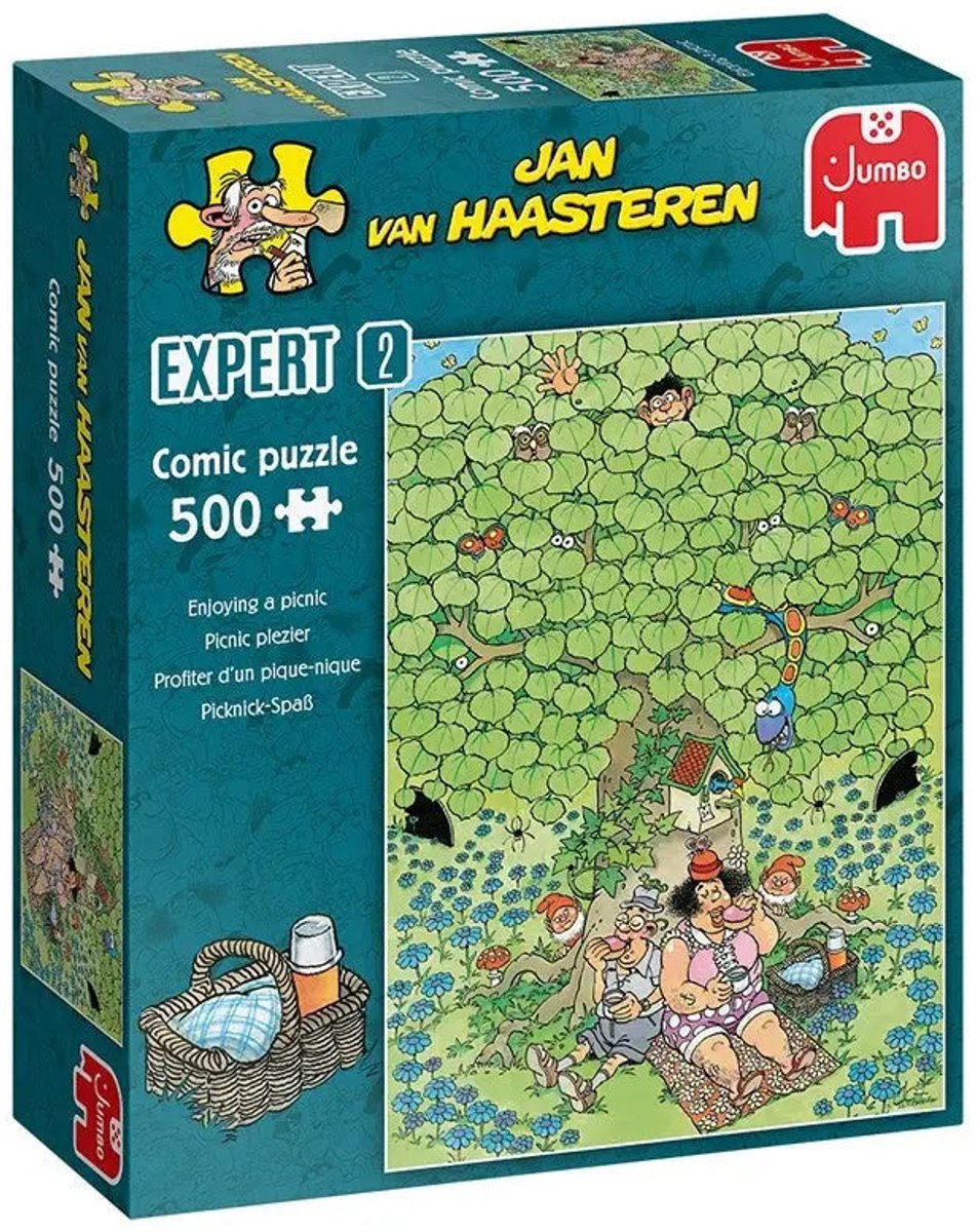 Jan van Haasteren Expert 2 - Picknick Plezier - 500 stukjes puzzel — afbeelding 11