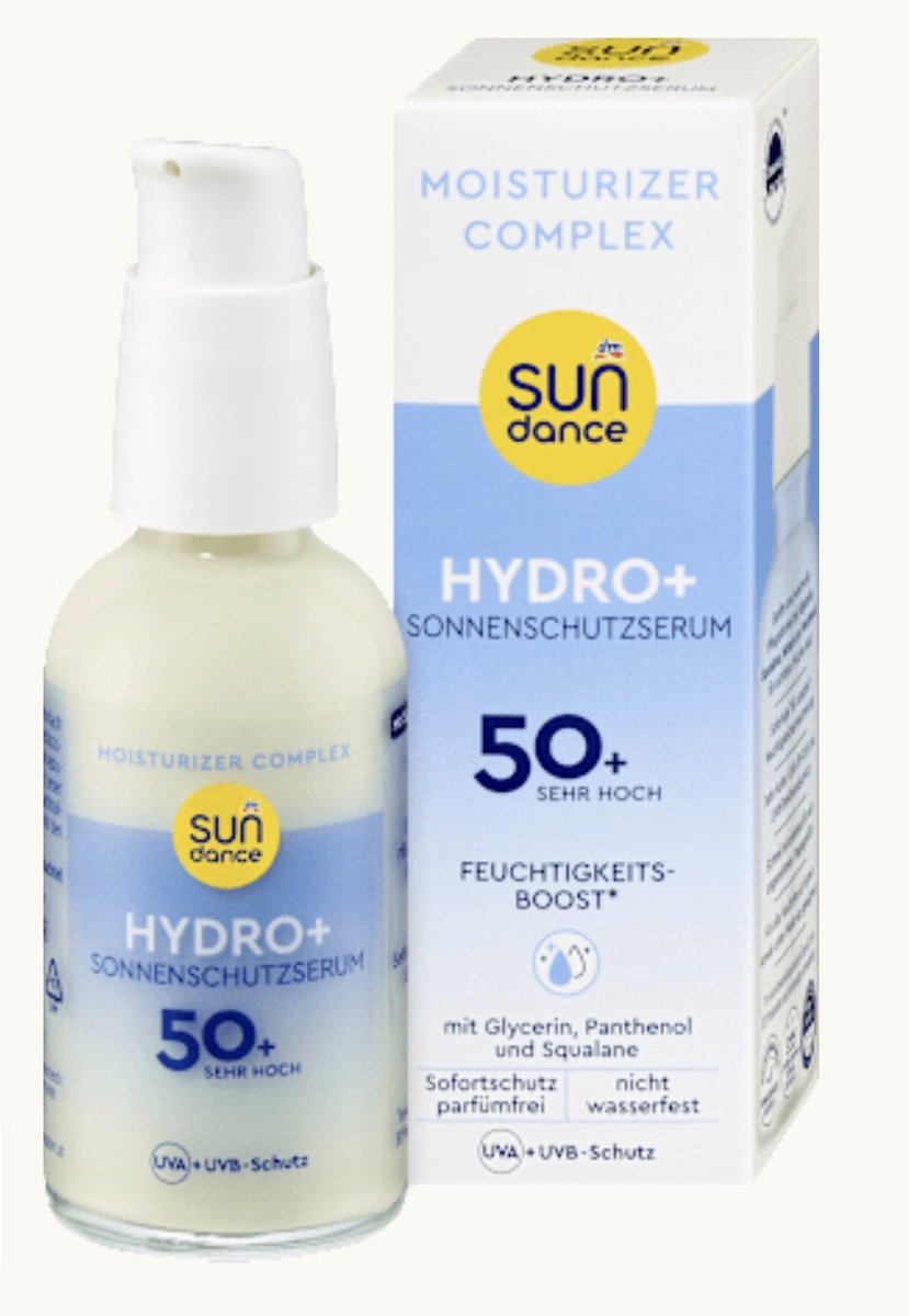 Sundance Zonwerend serum voor het gezicht, Hydro+, SPF 50+, 50 ml