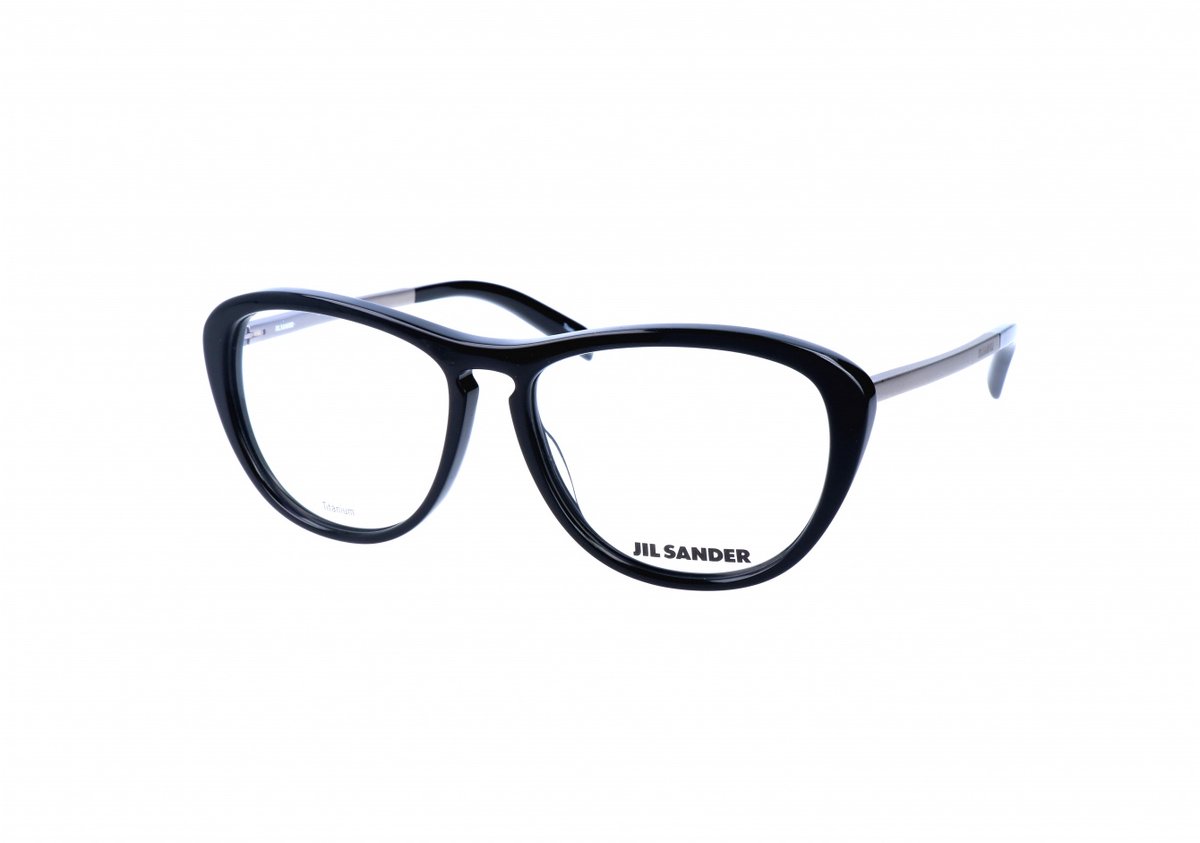 Jil Sander J4013 Black/silver 53/14/140 WOMAN Brilmonturen