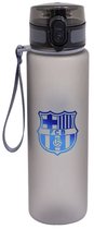FC Barcelona - Drinkfles – 600 ml – BPA Vrij – Sportfles - Bidon – Drinkbeker - Lekvrij – Grijs