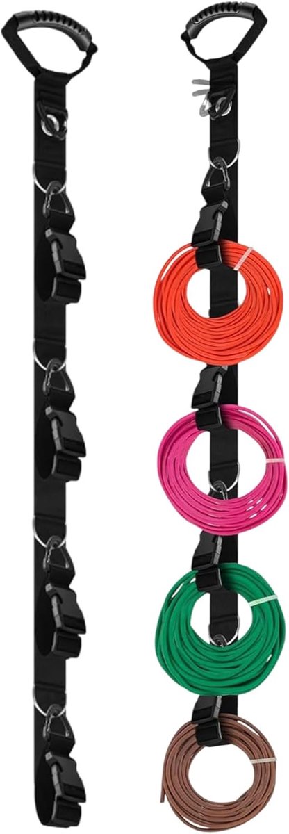 Kabel Organizer - Opslag Systeem - Ruimte Besparen - Verstelbaar Antislip - 5x98cm