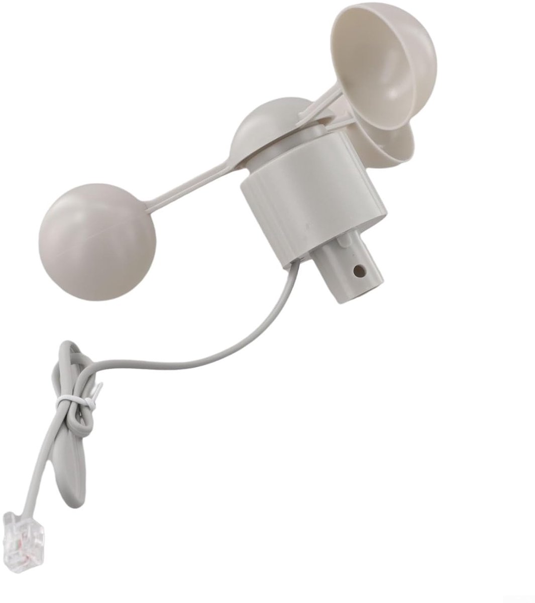 Vervangende Windsensor - Anemometer Weerstation - Windmeting Analyseren - Specifiek voor Model WH-SP-WS01 - 17 x 17 x 8 cm