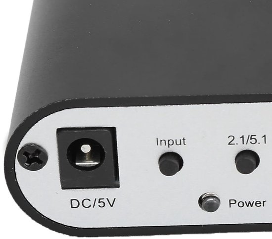 Digitale Audioconverter - Audio Decoder - Meerkanaals Geluid - DTS Dolby AC-3 - 13x11x6 cm — afbeelding 3