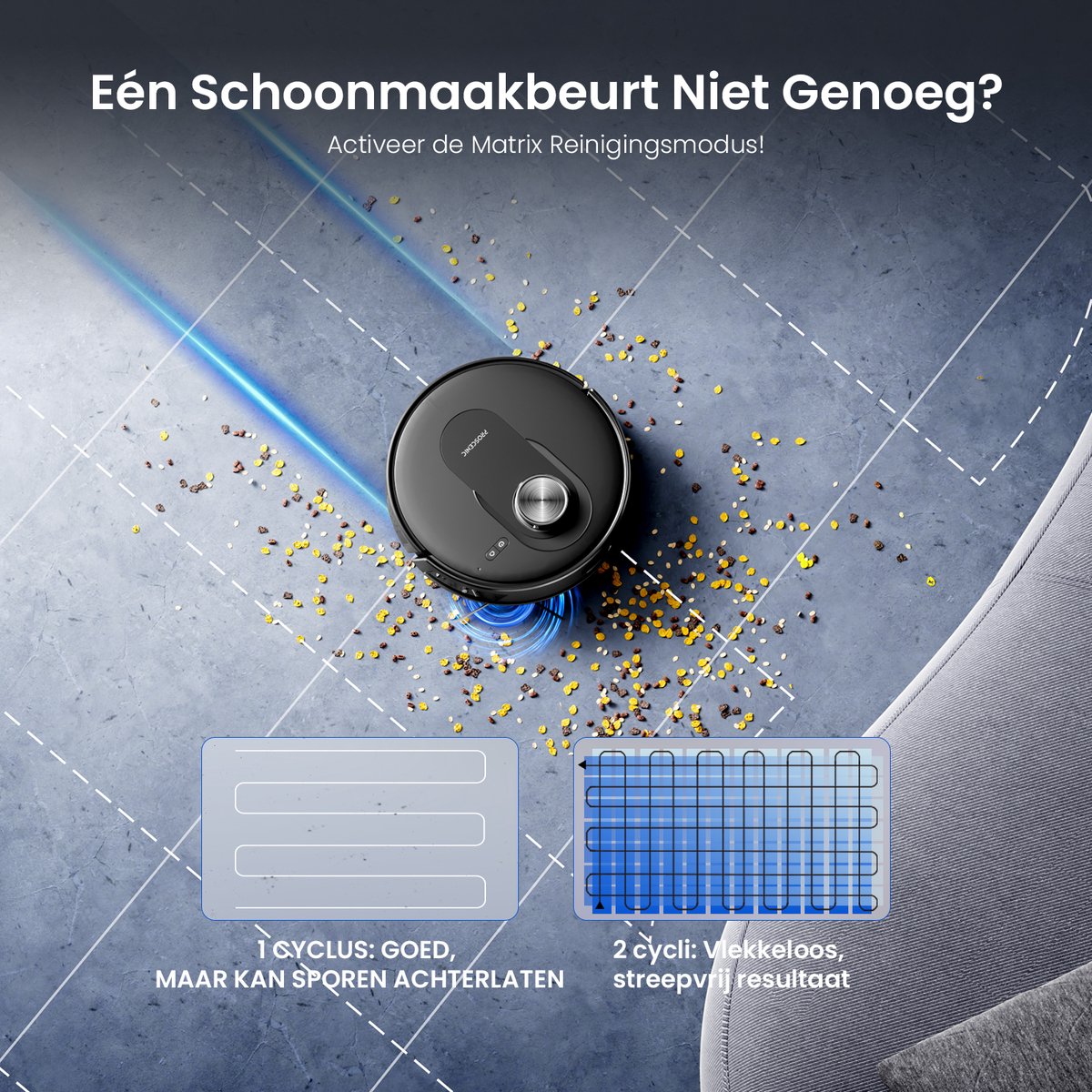 Proscenic Q8 Max Robotstofzuiger met - afbeelding 3