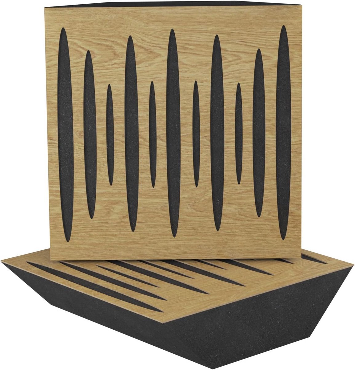 Akoestische Hoek Bass Val, Geluidsdemping voor Studio en Thuisbioscoop (2 Stuks)